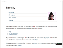 Tablet Screenshot of hirokiky.org